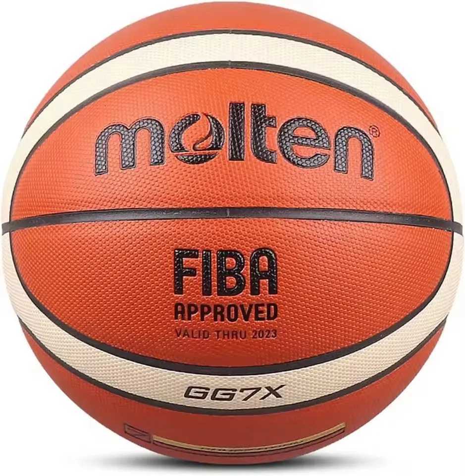 Molten Basketball PU Leather for Adult Teenager Children Outdoor Indoor Match Training FIBA ApprovedW251115
