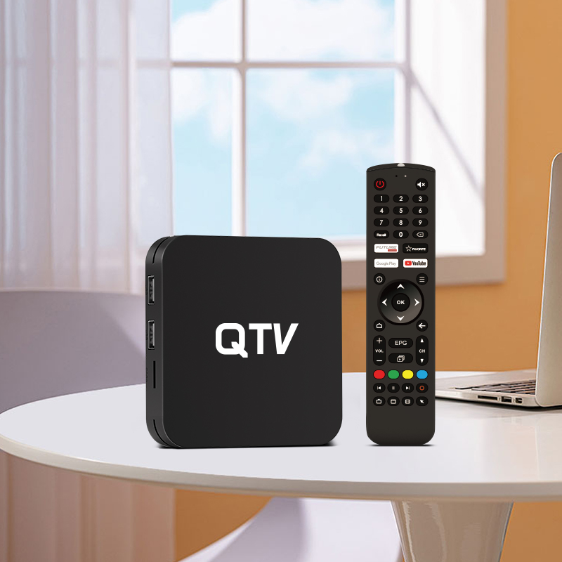 QTV X6 Android 12.0 TV Box Bluetooth Remote Middleware Receiver Allwinner H618 2GB 16GB 2.4G 5G WiFi 4k OTT Media Streamer Box