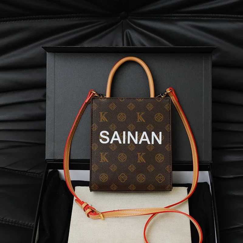 2025 Vintage Parisian Crossbody Bag - Elegant Leather Tote With Letter Large Capacity For Fashionable Commuter WomenW251115