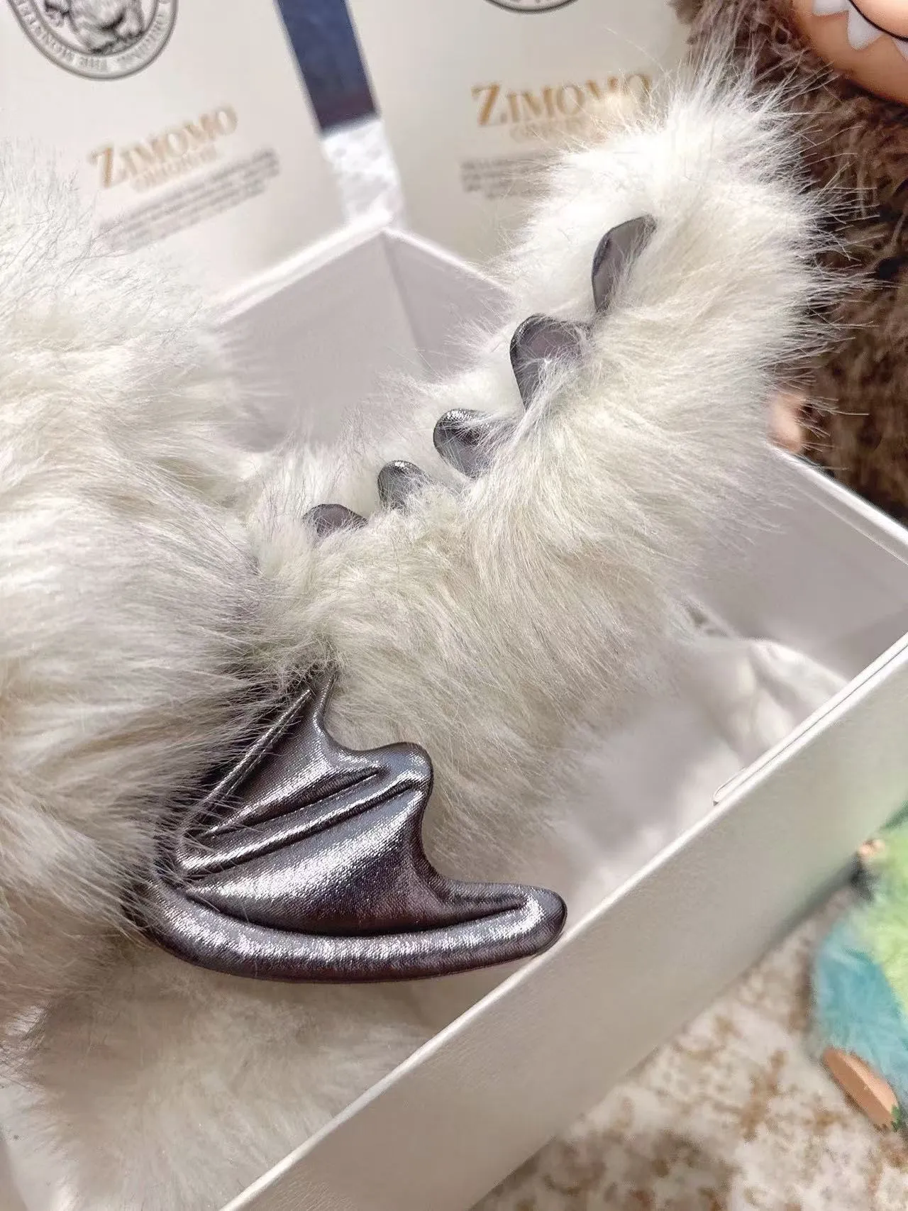 Popular Market Hot Selling Product 38Cm Labubu Zimomo Cloud Angel Series Action Vinyl Doll Decoration Toy Girl Birthday Gift