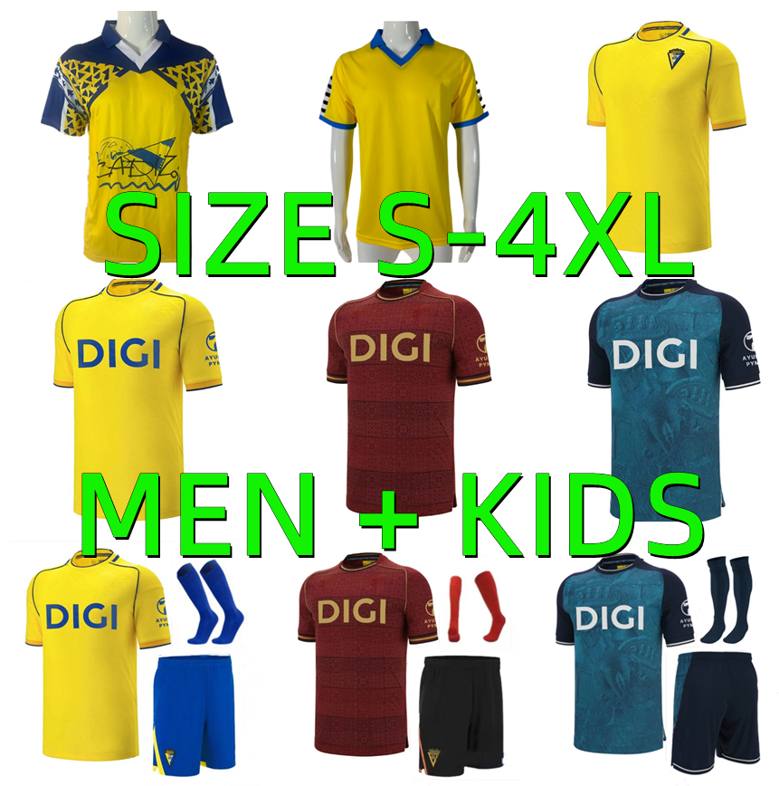 2025 2026 CadizS soccer jerseys Retro 1983 1991 1992 camisetas de futbol 25 26 CAMISETA ALEX SOBRINO ROGER MS. BRIAN SOBRINO CHRIS RAMO 83 84 91 92 men kids football shirt