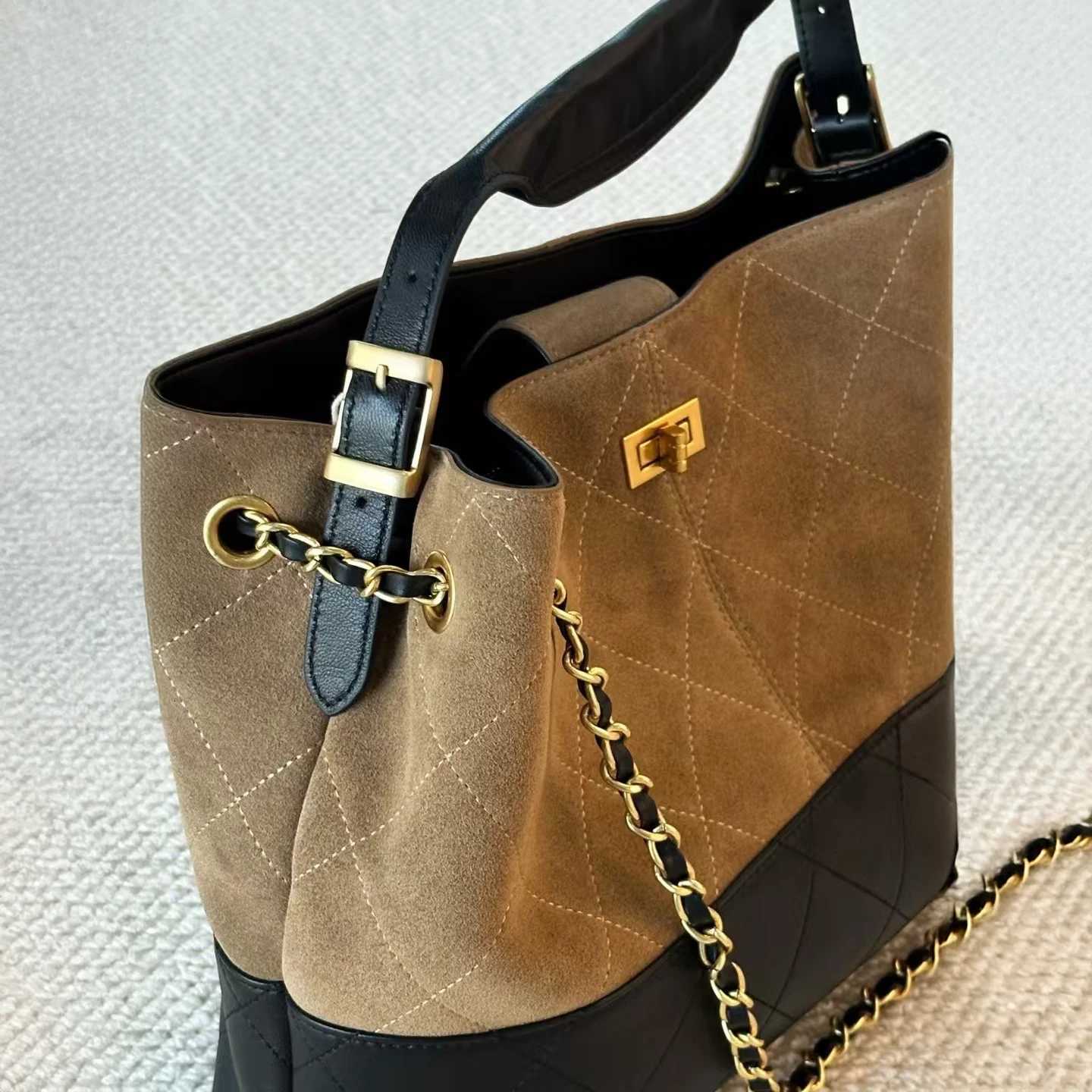 Mendy Suede Genuine Leather Luxury Designer Tote Bag Handbag Women High End Bag Shoulder Large Womens Bag Chain Underarm 2025W251115