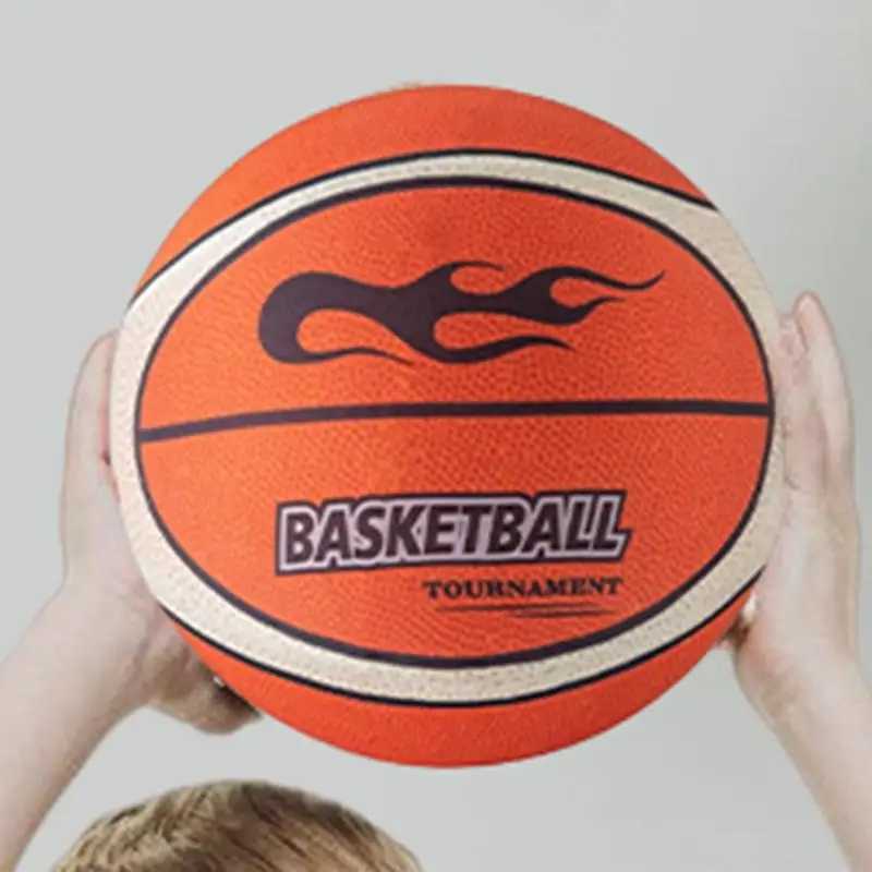 Quiet Basketball Mute Basketball Low Noise Indoor Training Ball Highly Elastic Practice Ball for Indoor Outdoor Basketball GamesW251115