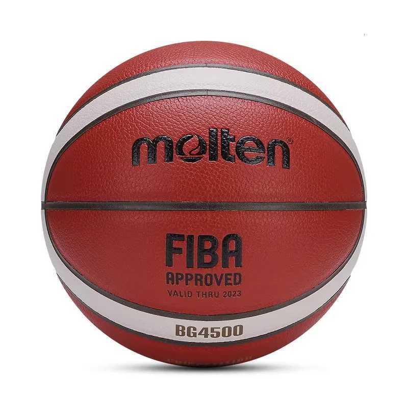 Genuine product Size 7 Molten Basketball Indoor Outdoor Competition Training Soft Leather Basketball B7G4500W251115
