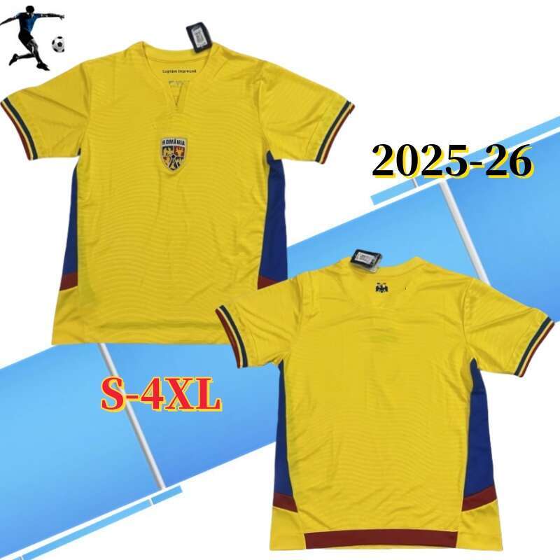 S-4XL Romania jerseys 2025 2026 Ukraine National Football Team Jersey Home Away Soccer Jersey 25 26 Romania Football Shirt
