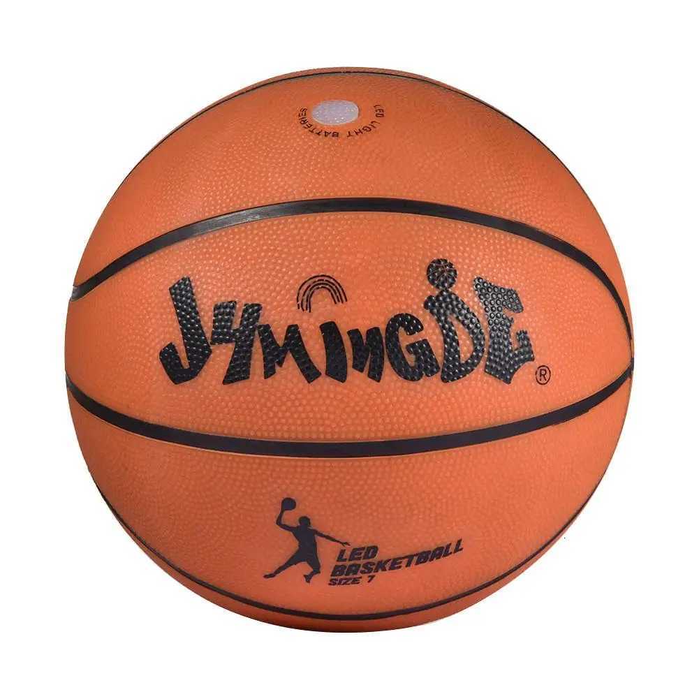Night Light Basketball High Brightness LED Growing Rubber Basketball For Training Freestyle Performances Good Gifts NewerW251115