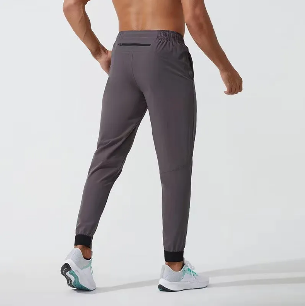 2024 Jogger Long Pants Sport Yoga Outfit Quick Dry Drawstring Gym Pockets Sweatpants Trousers Mens Casual Elastic Waist fitness Z260315