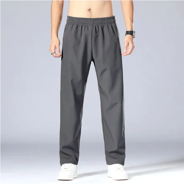2024 Jogger Long Pants Sport Yoga Outfit Quick Dry Drawstring Gym Pockets Sweatpants Trousers Mens Casual Elastic Waist fitness Z260315