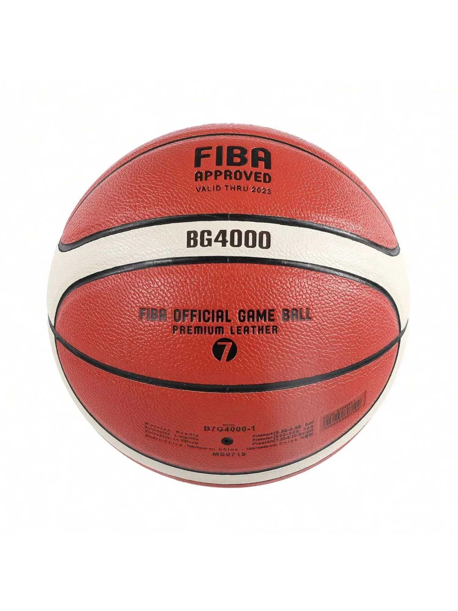 Molten Basketball BG4000 PU Official Certification Competition Basketball Standard Ball Mens and Womens Training Ball SIZE 7W251115
