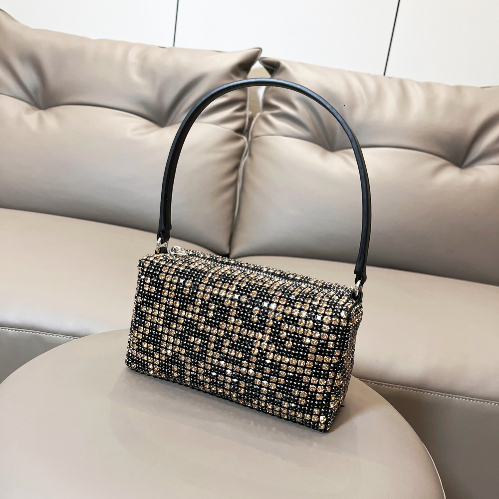 Women's Designer Bag Dinner Bag Party Socialite Bag Best-selling Handmade Rhinestone Underarm Shiny Full Shoulder Diamond Inlaid Handbag, Women&#