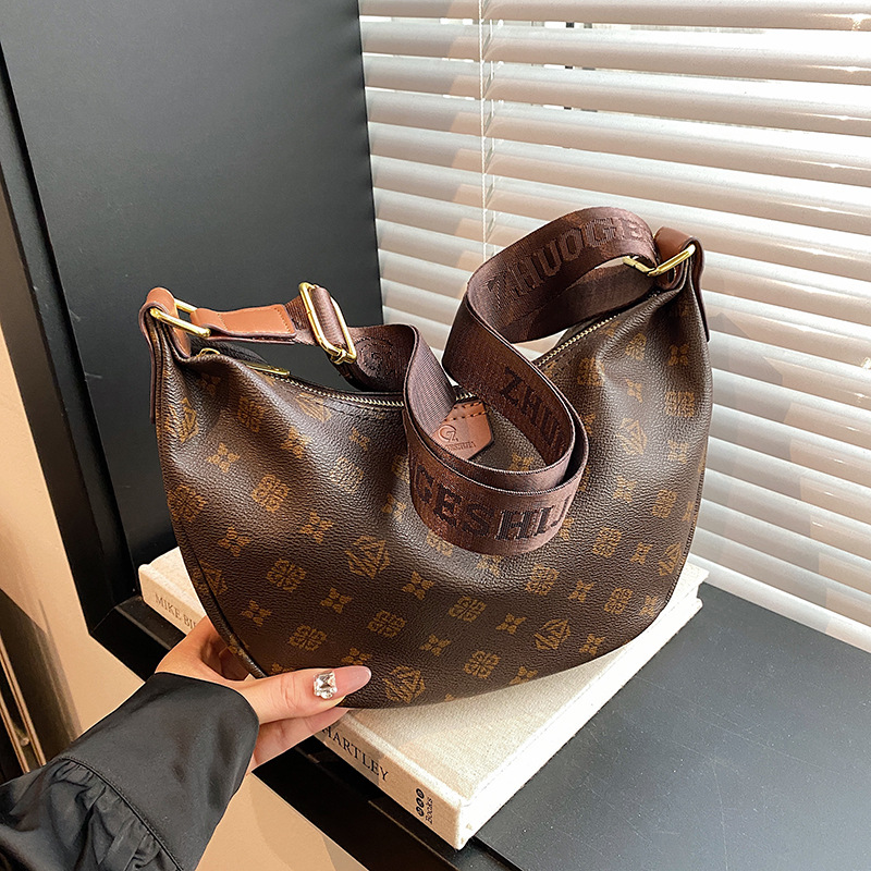 Lacel Urwebin Designer bag Women's Casual Wide Strap Single Shoulder Crossbody Large Capacity Chain Bags Satchel