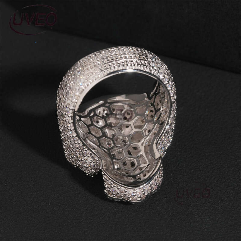 925 Jewelry Moissanite Ring Iced Out Gold VVS Moissanite Diamond Hip Hop Pass Diamond Tester Fashion Sterling Silver Mens