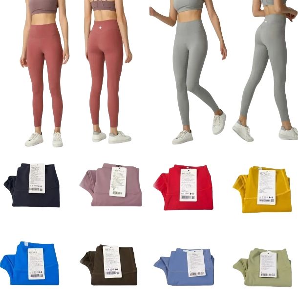 Yoga Align leggings Women Pants Fitness Wear Girls Running Gym Slim Fit Jump Skin Sweat Pants Training suit Pilates Jogging pant lululiess lemonity set