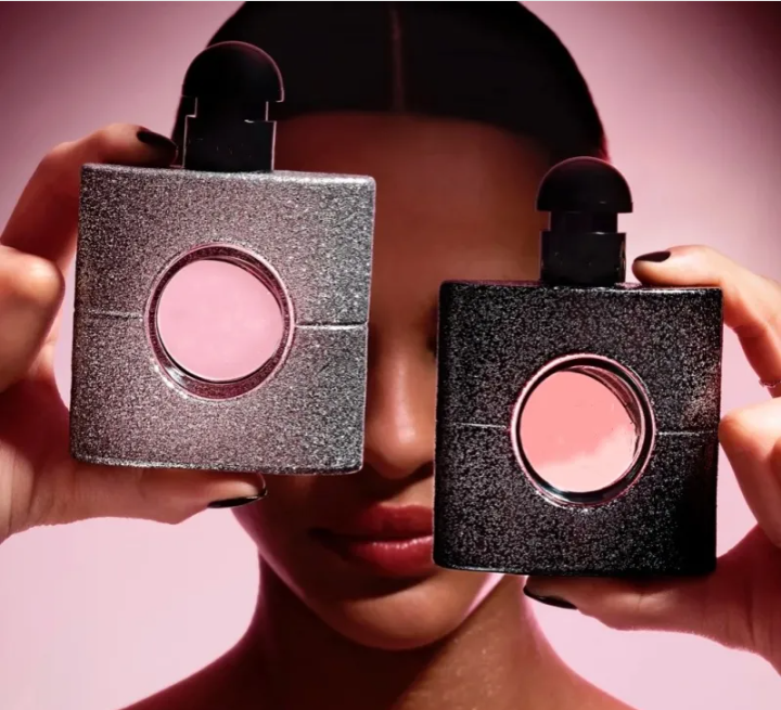 Perfume Women Cologne 90ml Incense Perfumes eau de parfum over red glitter floral shock Women's Black Opium Parfume Fashion brand 's