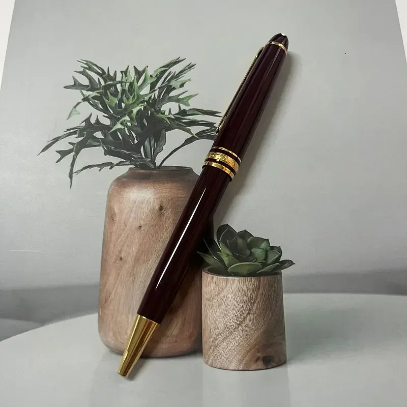 black resin MB Ballpoint pen 163# Mesterprice National RollerBall fountain pen used for writing office supplies gifts 250415