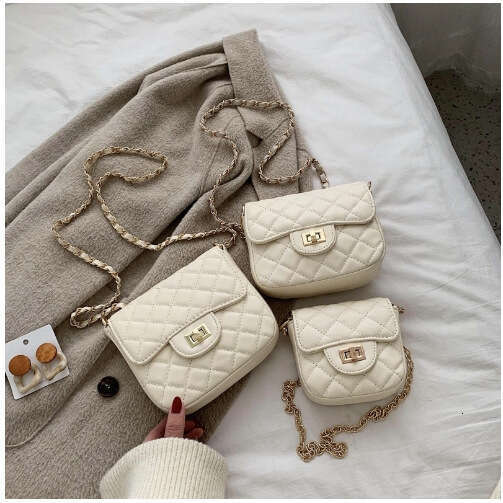 New embroidered thread square bags for women, large, medium and small letter bags, trendy coin purse, shoulder bag, crossbody bag