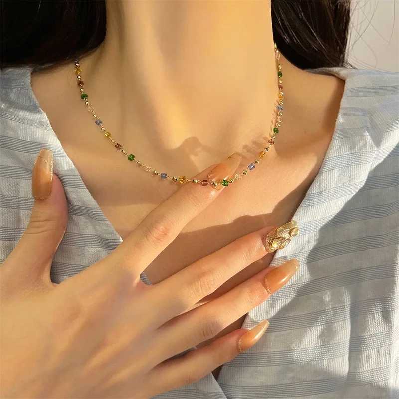Bohemian womens colorful bead fashion jewelry set necklace party necklace handmade necklaceXJ250416
