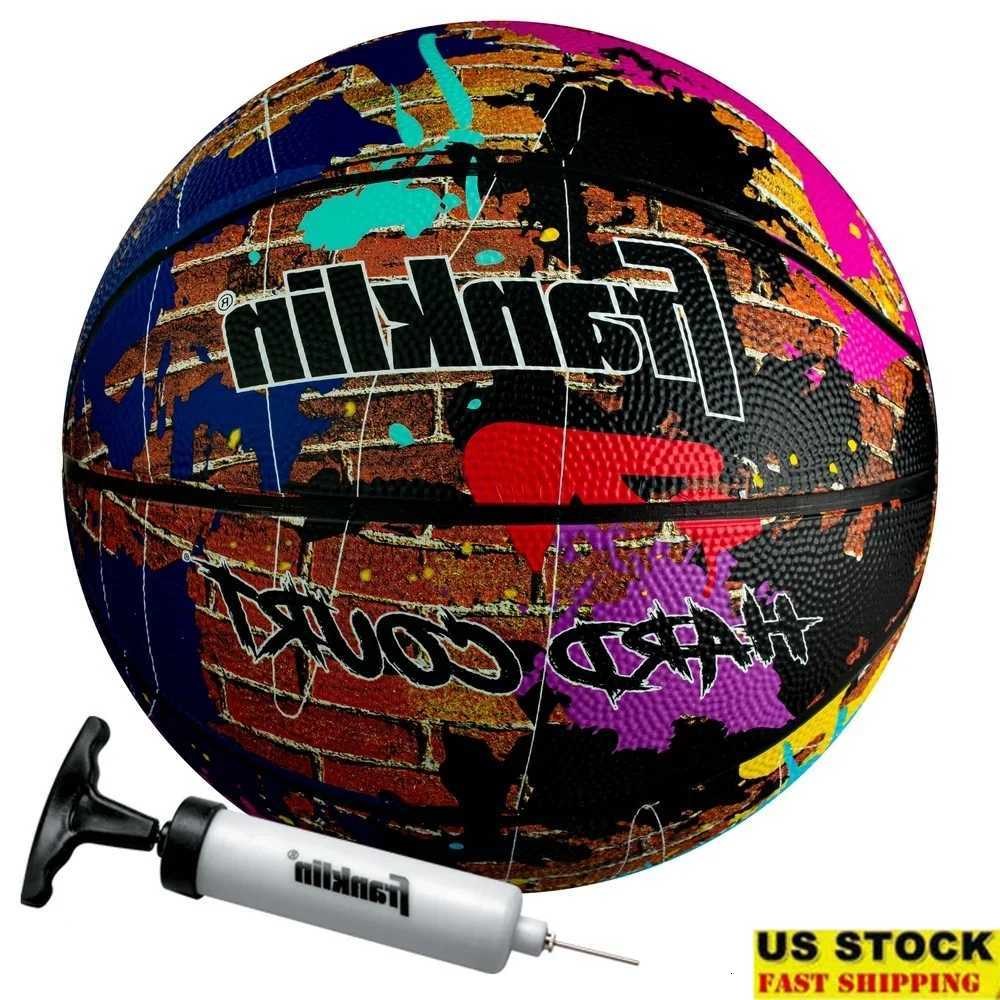 HARD COURT Official Basketball Indoor Outdoor Multi-Surface Durable Rubber 295in with Air Pump Advanced Grip Long LastingW251115