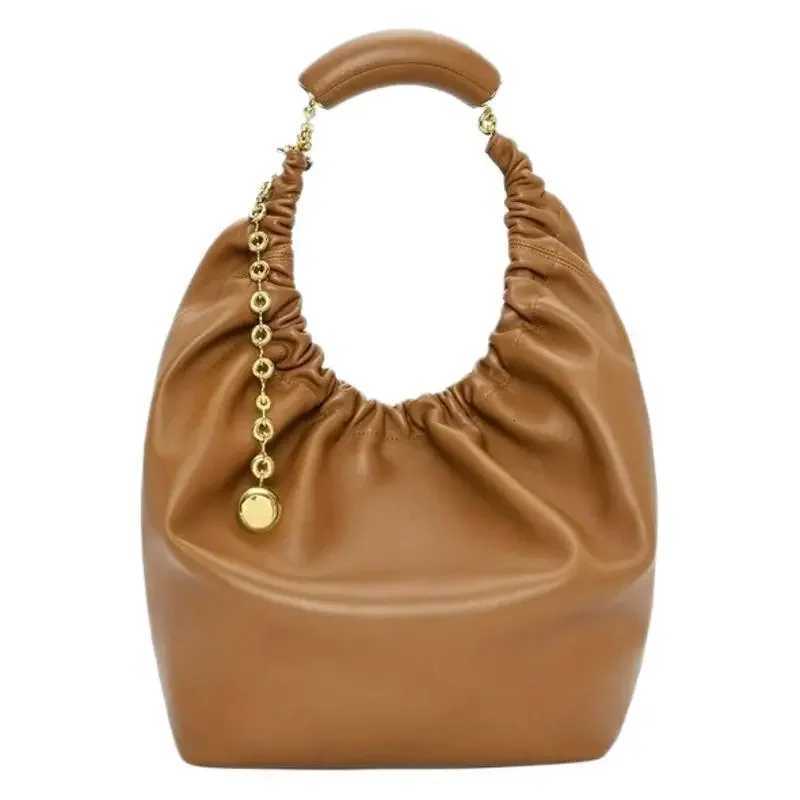 2025 New High Quality Soft Leather Roja Folded Womens Handbag Chain Underarm Tote Crossbody Single Shoulder BagW251115