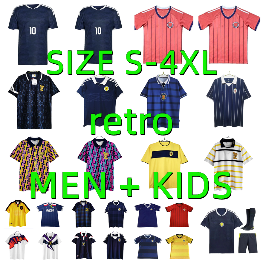 25 26 Scotland Soccer Jerseys 2025 2026 ROBERTSON McTominay SHANKLAND MCGREGOR Retro 82 86 88 89 90 92 93 94 96 98 00 02 04 12 14 Football Shirt maillot de Foot Men kids kits