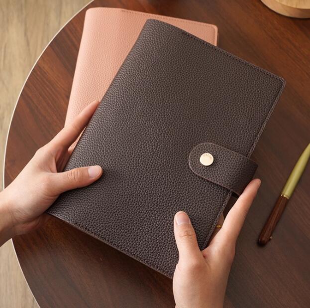 Loose-leaf notebooks notebooks notes diaries handbooks business bookshigh quality Designers Wallets Genuine Leather Purse Holder designer little