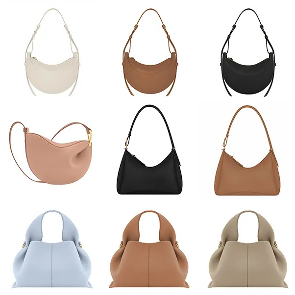 Luxurys Numero dix Nine half moon Shoulder bags Womens cyme sac Cross Body Designer saddle Bag Underarm Clutch tote handbag Leather purse Cloud Hobo fashion Bag