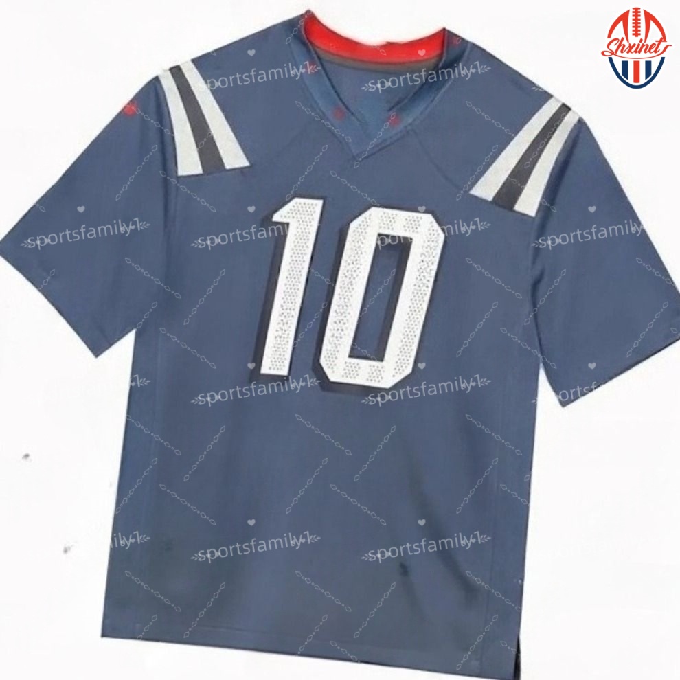 Personalized Custom Jersey 2025 Competition: Jersey Drake, Maye10, Raymond Ray, Stevenson Hunter, Henry Jaranitava, Steffen Diggs, Christian Gonzalez,
