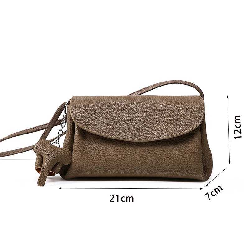 Womens Genuine Leather Shoulder Bags Fashion Crossbody Bags Soft Cowhide Leather Shoulder Messenger BagW251115