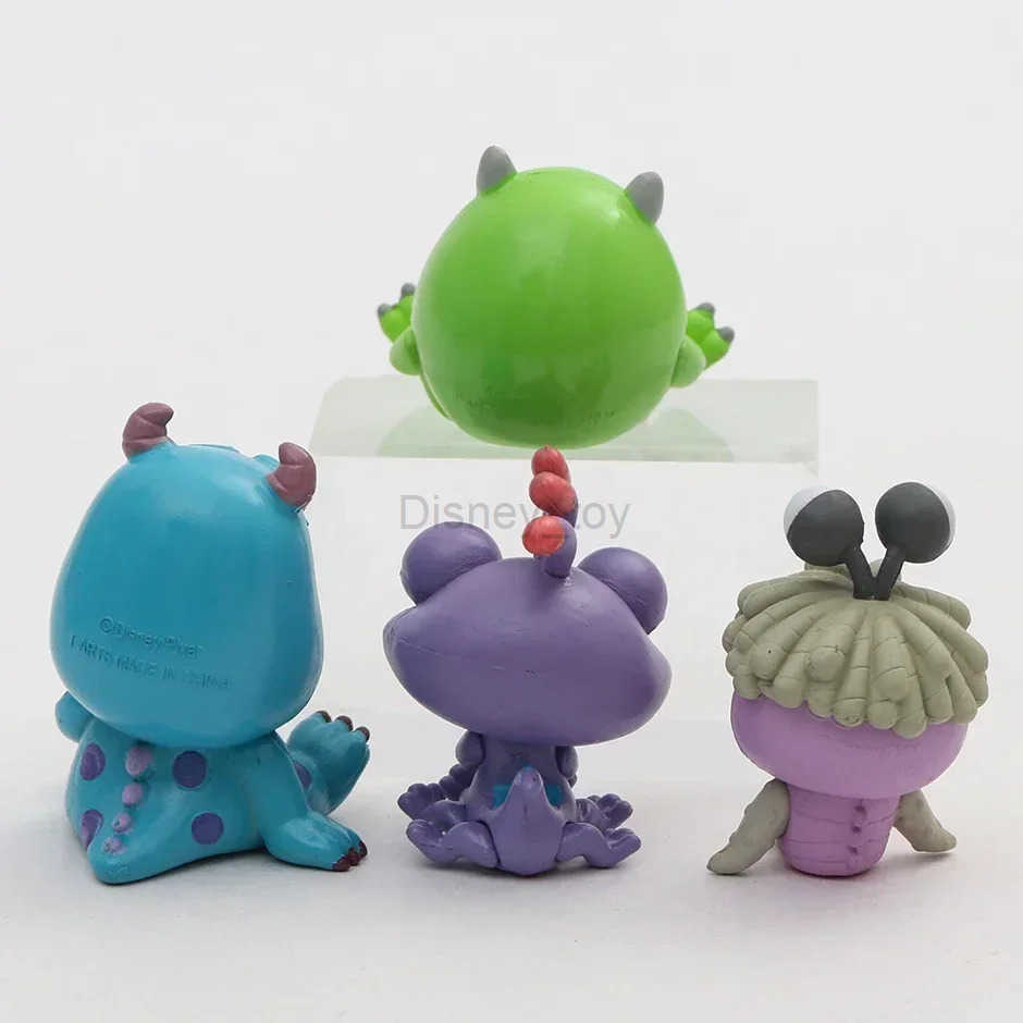 Disney toy Monsters Inc Sullivan Mike Wazowski Randall Boo Cartoon Kawaii Q-Version Doll Shaped Toy Set 4 pieces/set Y2504016