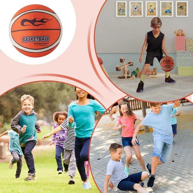 Quiet Basketball Mute Basketball Low Noise Indoor Training Ball Highly Elastic Practice Ball for Indoor Outdoor Basketball GamesW251115