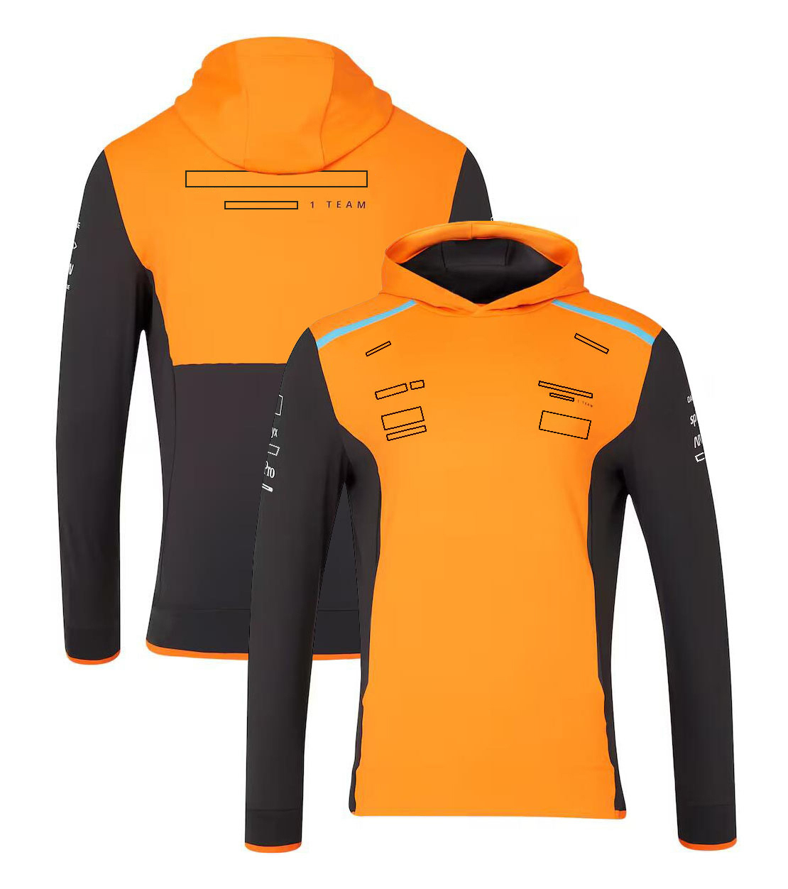 New F1 2024 Team Hoodie Men Formula 1 Driver Racing Hooded Sweatshirt Fans 1/4 Zip Midlayer Tops Unisex Softshell Jacket Sweat Gilet free s