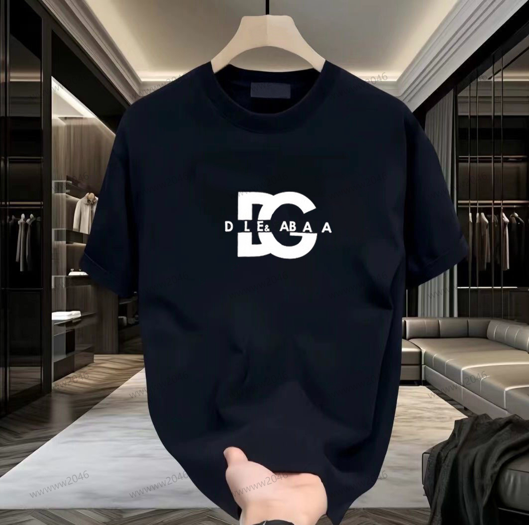 Summer fashion casual new short sleeve T-shirt brand designer fashion letter round neck men and women comfortable breathable cotton T-shirt short sleeve men's T-shirt