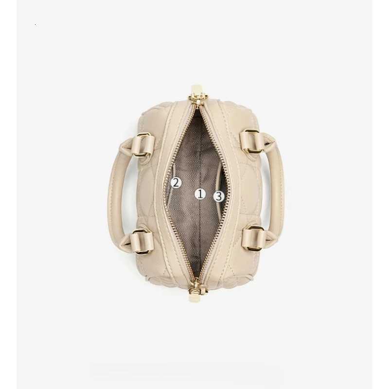 Genuine Leather Womens Small Elegant Handbag Handheld Single Shoulder Crossbody Bag for Daily Commuting Versatile Vintage StyleW251115