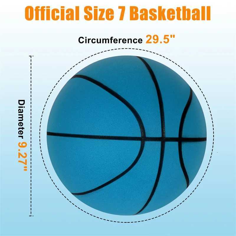 Fast Dropshipping Silent Basketball Indoor Mute Bouncing Basketball Children Sports Toys With Groove Lines No Noise Quiet BallsW251115