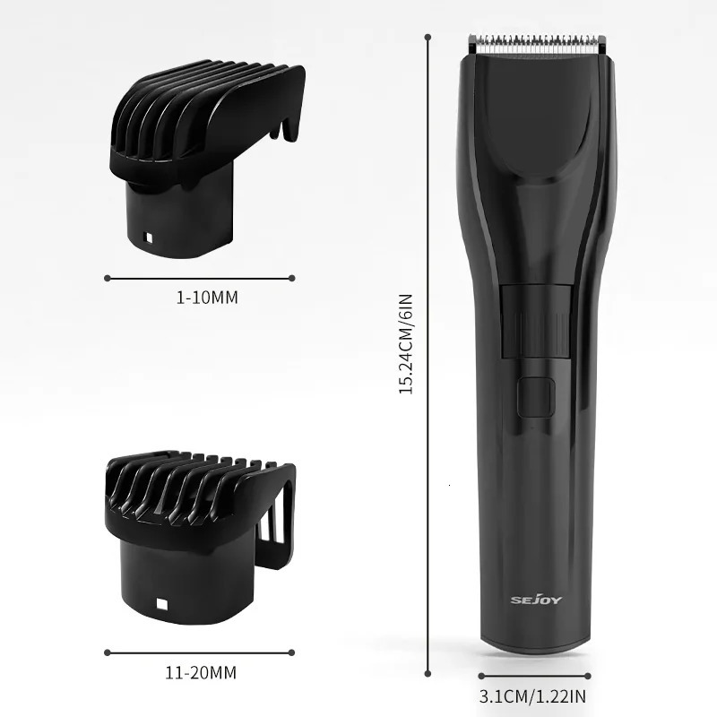 SEJOY Electric Clipper Kit For Men Adjustable Machine Trimmer Professional Rechargeable Hair Cut Barber 251111 C260312