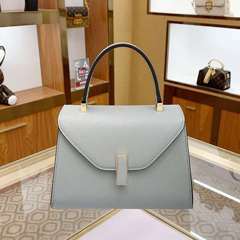 Shoulder Bags For Women Genuine Leather Designer Envelope Top Handle Handbag 2024 Fashion Trend Crossbody Bag Wallet