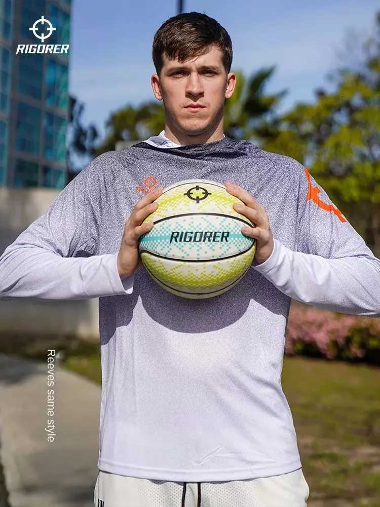 RIGORER Austin Reaves Basketball of the same style Rubber Basketball Size 7 Outdoor Sports Wild Ball Wear-resistant basketballW251115