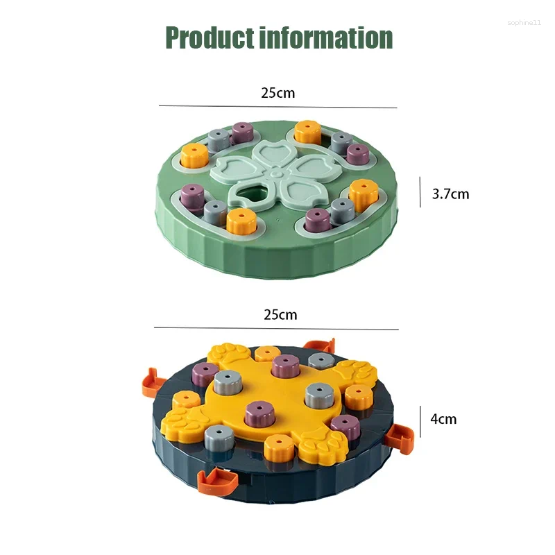 Update Dog Puzzle Toys Slow Feeder Interactive Increase Puppy IQ Food Dispenser Slowly Eating Nonslip Bowl Pet Cat Dogs Training Game