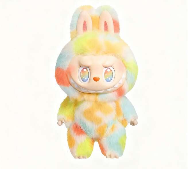 Arrival New Monster Popular Market Authentic Labubu Big Energy Series 37cm V3 Rock Universe Vinyl Plush Doll 100%