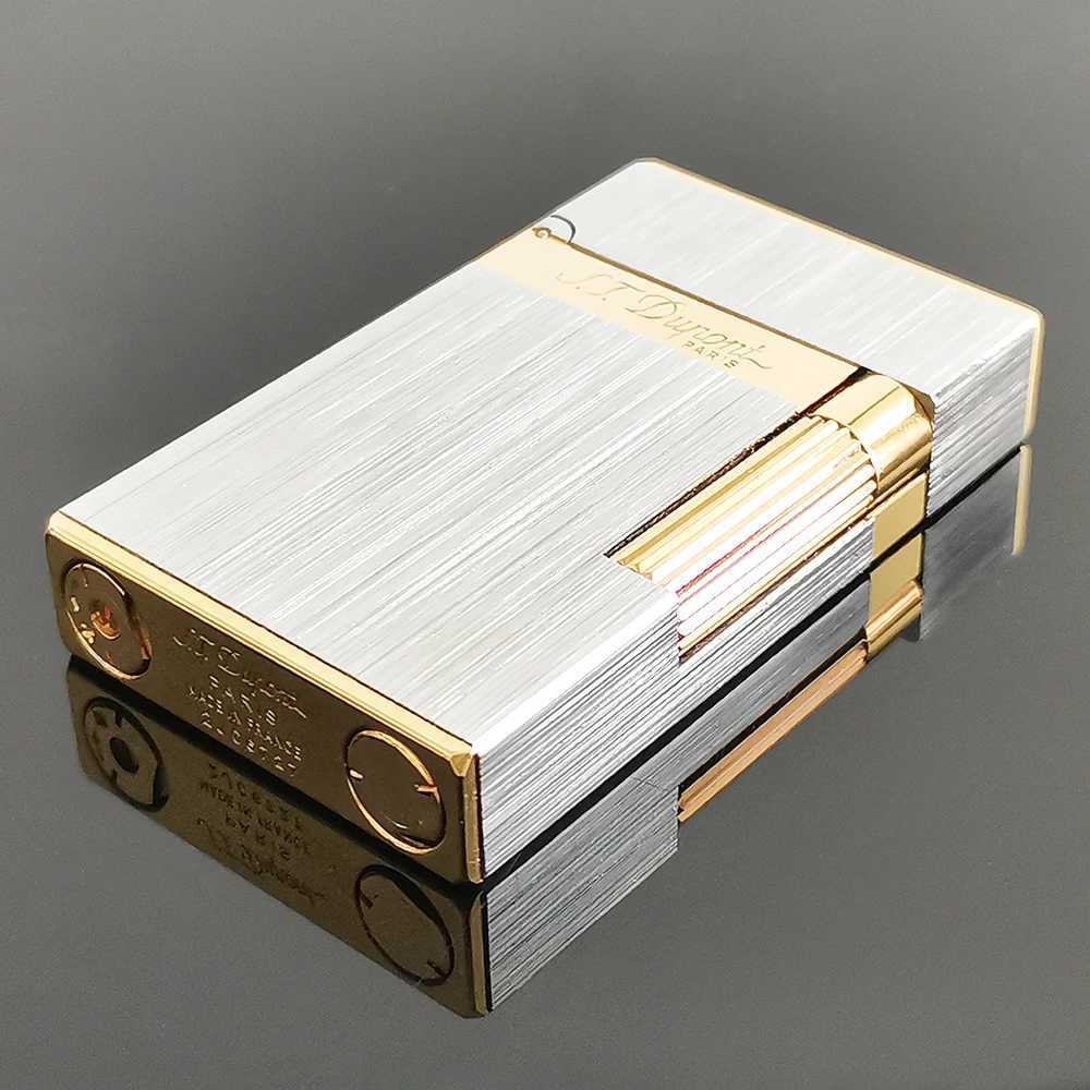 Retro Metal Drawing Lighters Inflatable Butane Gas Cigarrette Tobacco Accessories Smoking Men Luxury Gifts CollectionsC250415