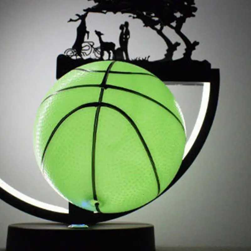 Reflective Basketball Ball PVC Wear-Resistant Luminous Night Light Ball Basketball Glowing Basketball Ball basketball GiftW251115