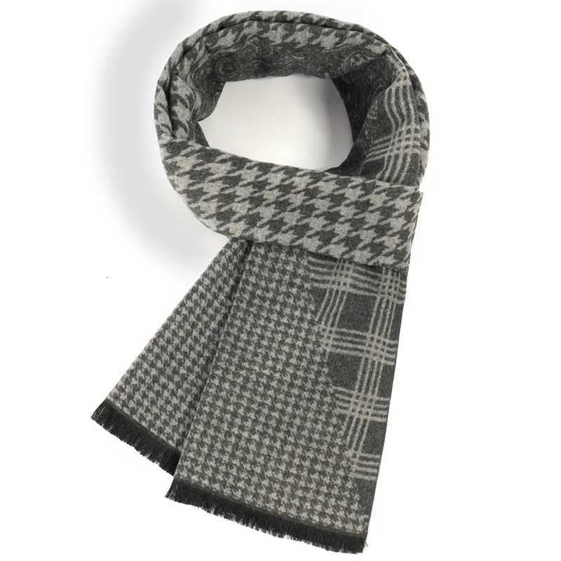 Luxury Classic Brand Scarfs Men High Quality Lmitation Cashmere Winter Warm Scarves Vintage Shawl Wrap Luxury Designer Scarf Male Gifts Y251115