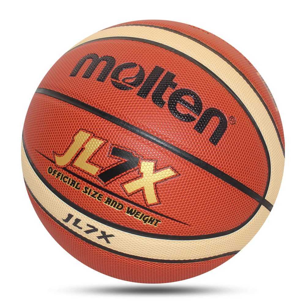 Molten New Basketball Ball Official Size 7/6/5 PU Leather for Outdoor Indoor Match Training Men Women Leagues BaloncestoW251115