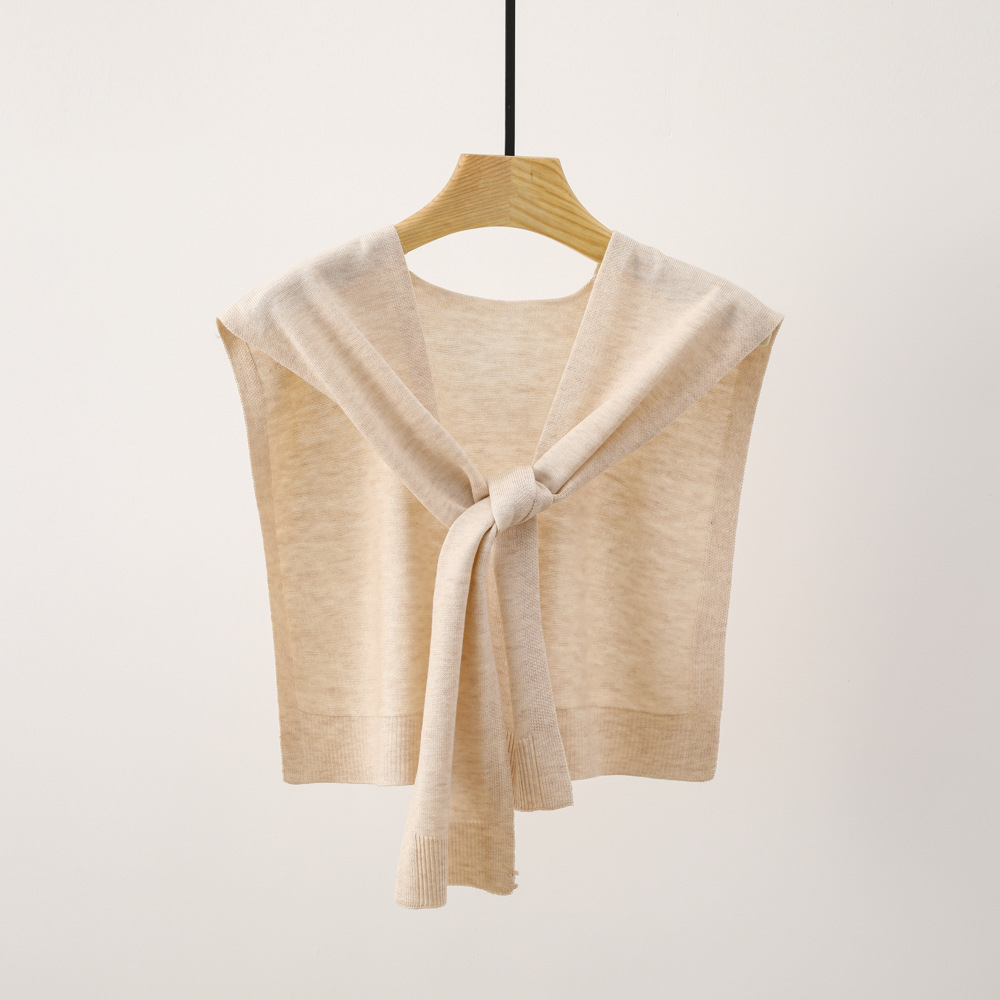 K420 2024 new autumn and winter knitted wool scarf shawl outer wear thin neck protection Korean shirt matching single item