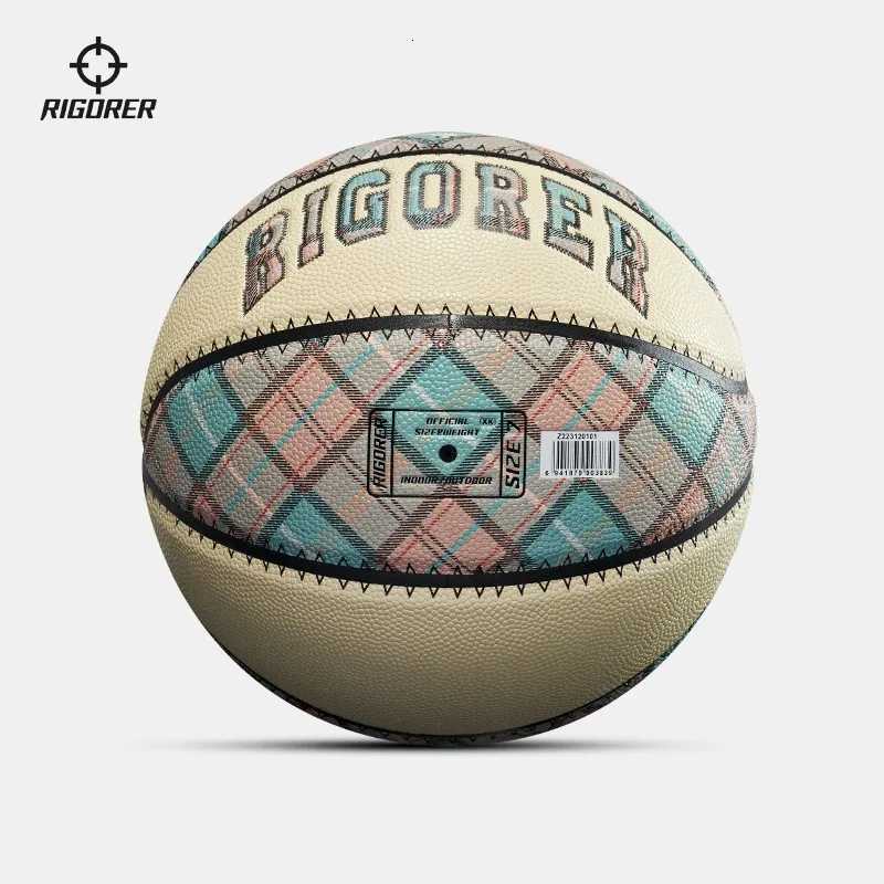 RIGORER NO7 Standard Basketball Premium PU Material Anti - slip outdoor indoor basketball student tranning ballW251115