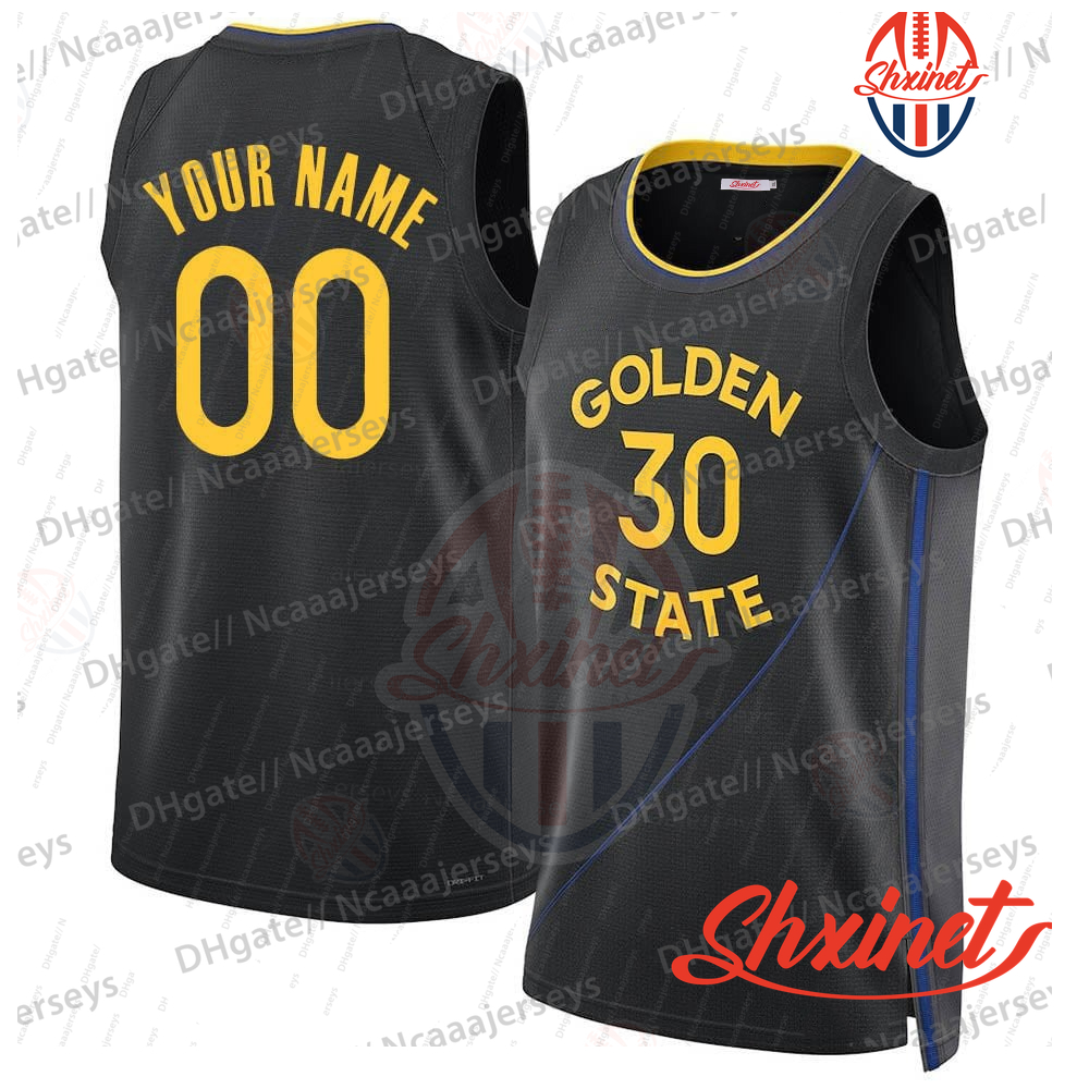 Custom 30 Curry 2025-26 City Basketball Jersey Butler III Kevon Looney Green Kuminga S-XXXL