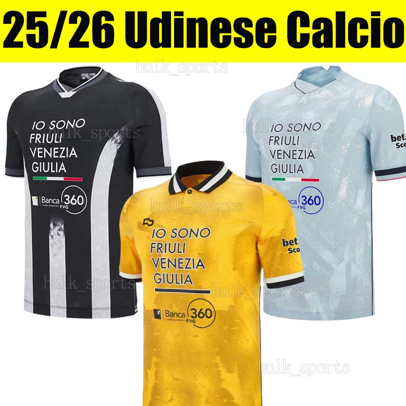 25/26 Udinese Calcio IKER BRAVO Soccer Jerseys 3rd ATTA DAVIS KRISTENSEN BUKSA BAYO I.GUEYE ZANIOLO LOVRIC KARLSTROM EKKELENKAMP ZARRAGA SOLET MILLER Football shirt