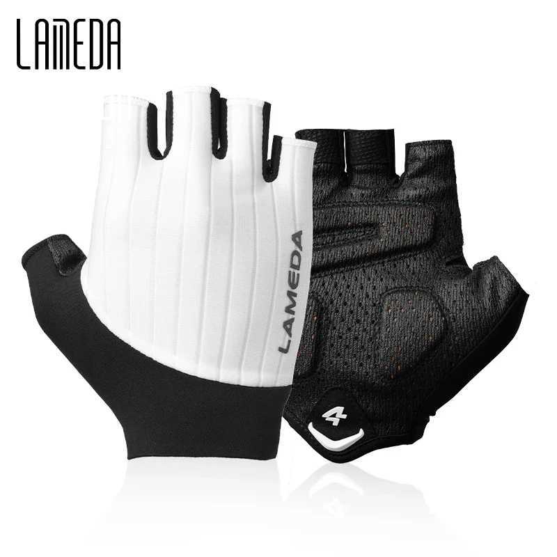 LAMEDA Summer Bicycle Gloves Half Finger MTB Cycling Gloves for Men 3D Padded Anti-Slip Shock-Absorbing Biking Bike Accessories M250416