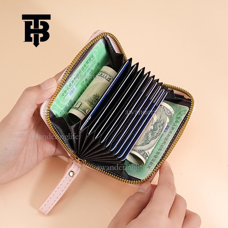 TB BHULAMTE Designer Wallet Classic Diamond Embroidered Thread Black Card Bag Luxury Texture Camellia Women's Handbag Long Money Wallet Coin Bag 