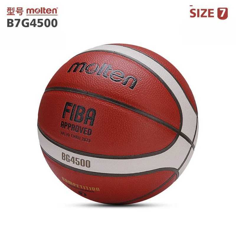 Molten BG4500 Original Basketballs Official PU Leather Wear-resistant Non-slip Indoor and Outdoor Game Training Basketball BallW251115